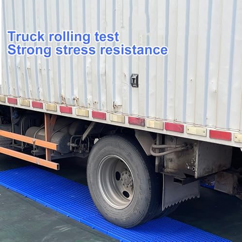 Lightweight Waterproof Plastic Pallet - Moisture-Proof Ventilated Grid Pad for Kennels, Gardens, Patios & Basements - Durable Blue 100x60cm/39x24in