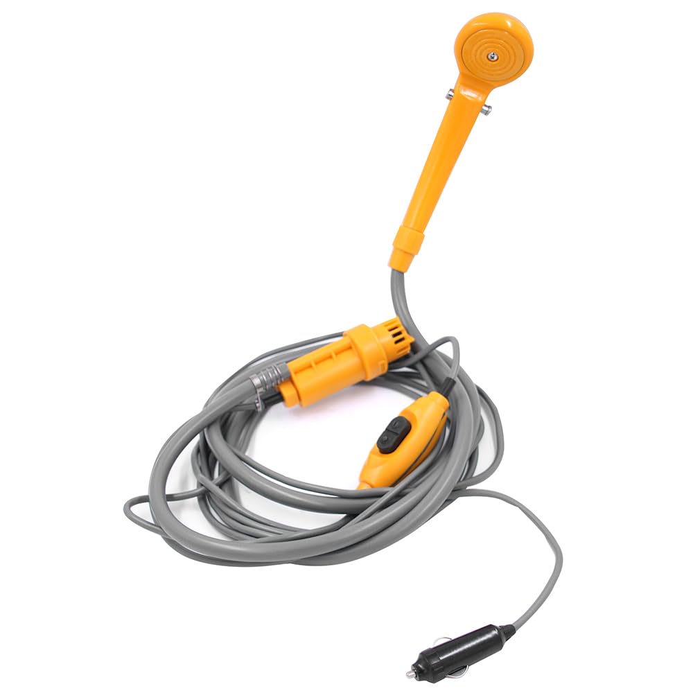 Kit De Douche De Camping Portable 12 V Avec Pompe à Eau, Câble De 5 M Allume Cigare De Voiture Debit Deau De 35 Lmin Peut Etre Utilise Pour Laver Les Voitures Ou Les Animaux Domestiques 92429589 Kit De Douche De Camping Portable 12 V Avec Pompe à Eau, Câble De 5 M Allume Cigare De Voiture Debit Deau De 35 Lmin Peut Etre Utilise Pour Laver Les Voitures Ou Les Animaux Domestiques 92429589