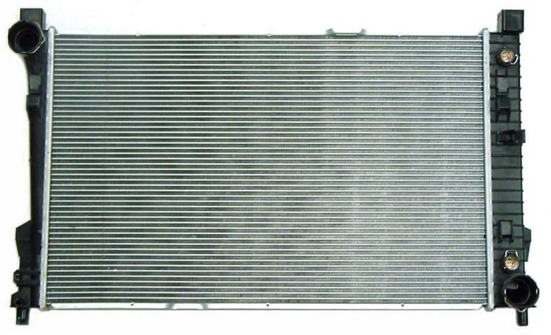 NRF Radiador refrigeración del motor para vehículos con radiador combinado agua/aceite Ancho de red 415mm Longitud de red 650mm Profundidad de red 18mm Compatible con MERCEDES-BENZ Clase C Sedán W203