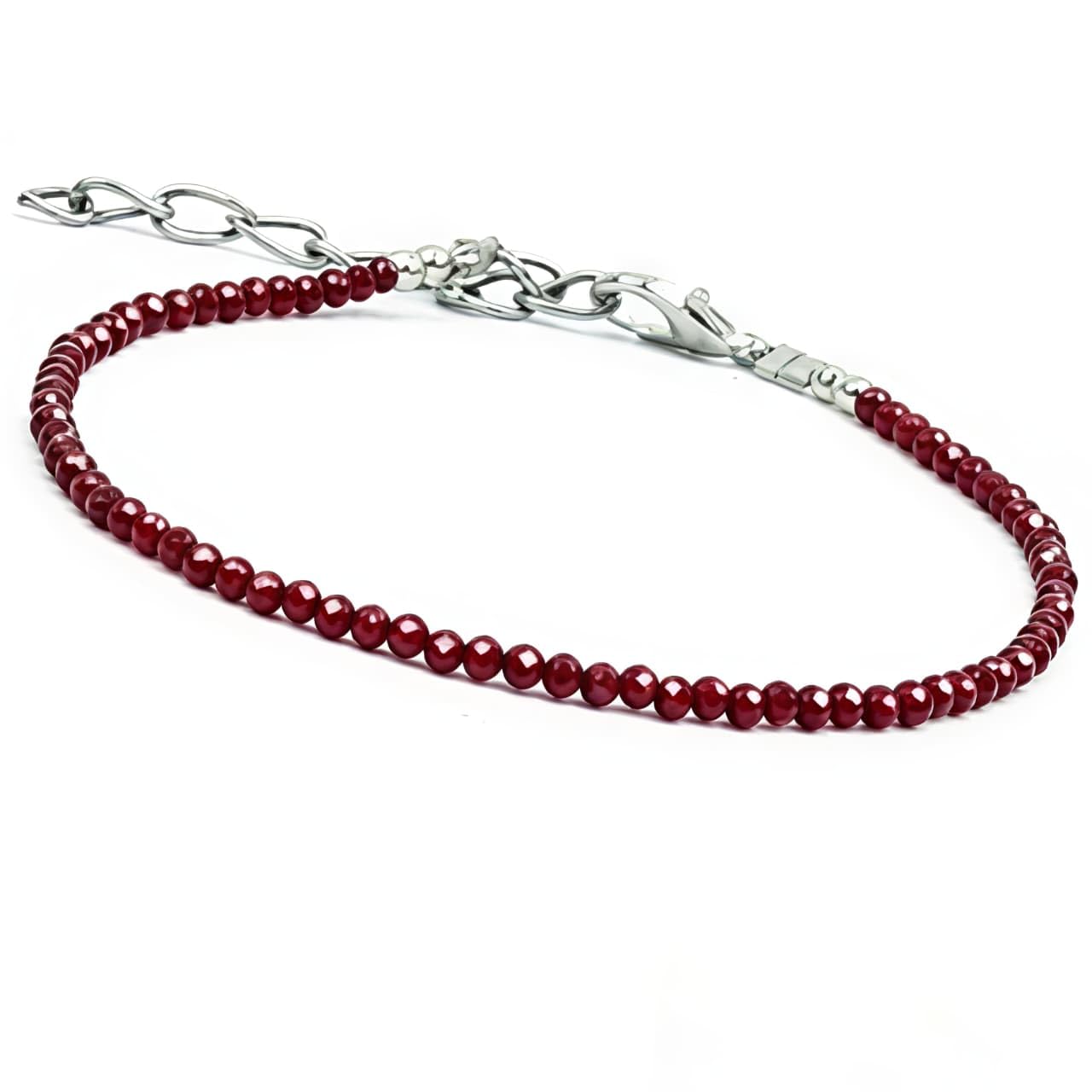 Natural Red Garnet Anklet for Women | Natural Garnet Crystal Anklet | Courage, Confidence & Emotional Balance Stone | Adjustable Gemstone Foot Jewelry | Gift for Women, Girls & Wife-image-22