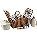 Picnic at Ascot Huntsman English-Style Willow Picnic Basket with Service for 4 and Coffee Set - London Plaid