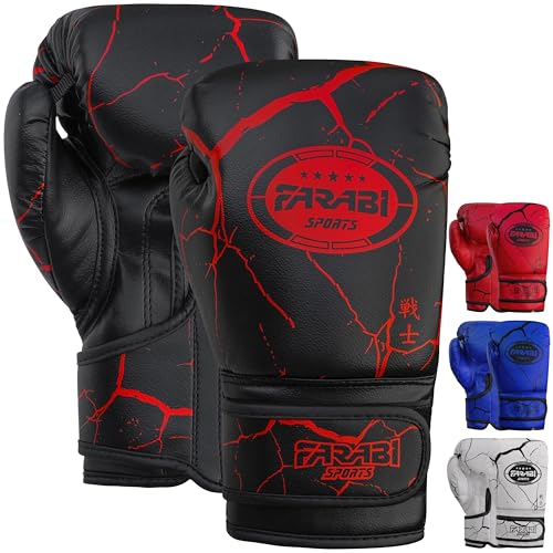 Farabi Sports Gants de Boxe Enfants – Gants de Frappe Junior 6, 8 oz Unisexe pour Entraînement...