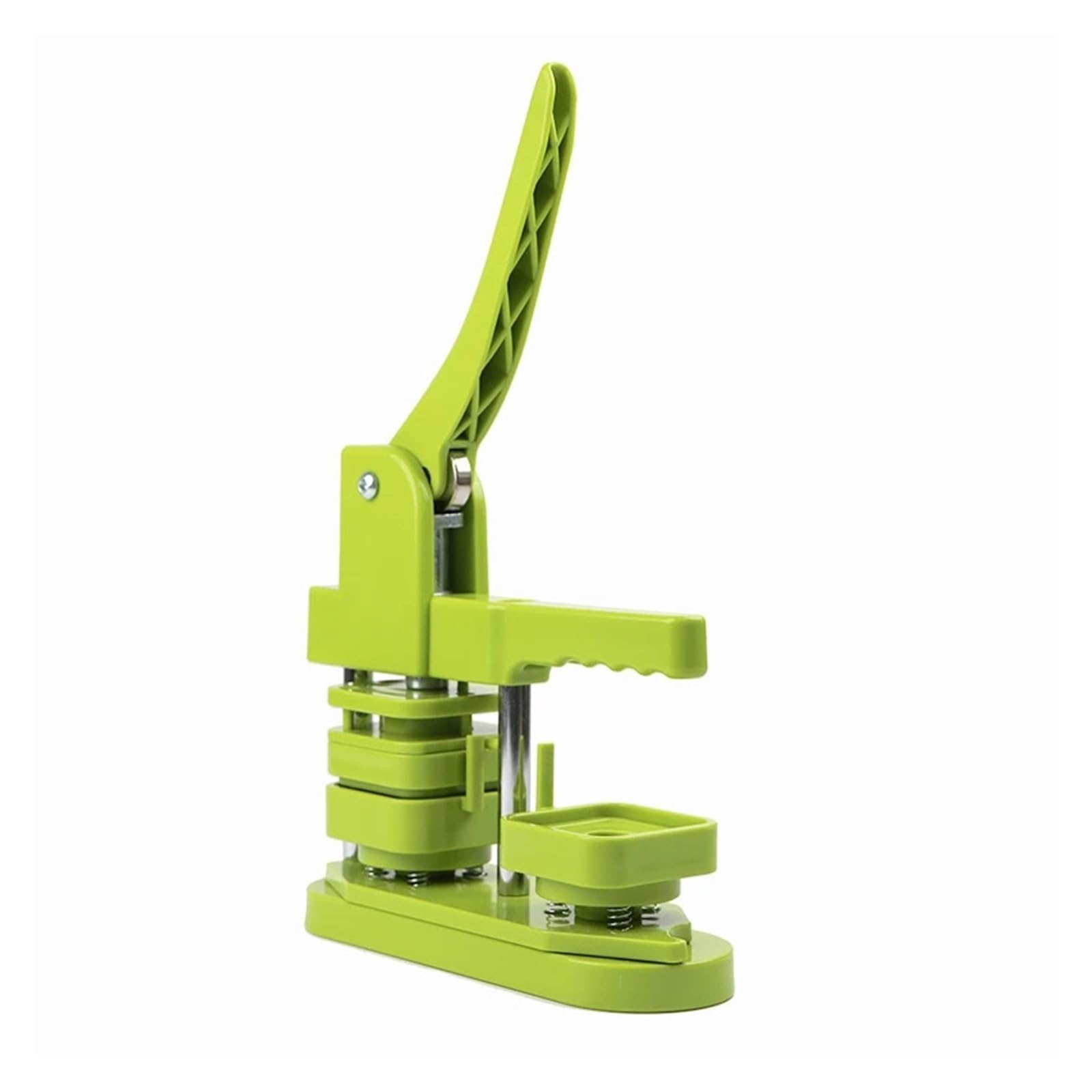 Machine à badges magnétiques carrée 50 x 50 mm for réfrigérateur, rotative et manuelle(Green)