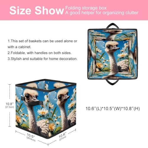 Boîte de rangement pliable fleur pour organiser et ranger la maison - 3