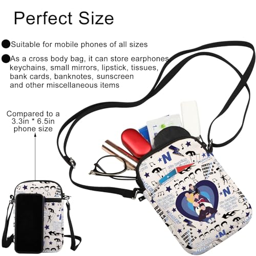 JNIAP 90's Music Band Crossbody Bag Music Band Fans Gift Pop Music Group Shoulder Bag Bye Bye Bye Gits Music Band Merchandise3