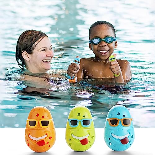 Image of Diving Pool Toys for Kids, Fun Swimming Pool Games, Water Toys for Boys /Girls Dive Eggs Sticks 3PCS