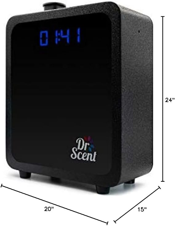 Dr Scent Breeze of Joy Essential Oil Medium Diffuser Fragrance Machine, Supporting Mobile APP (Black)