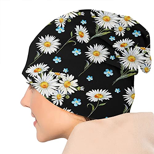Daisy Beanie Hat Adult Skull Cap Warm Slouchy Knit Hat Headwear Gift For Men Women #TOP1