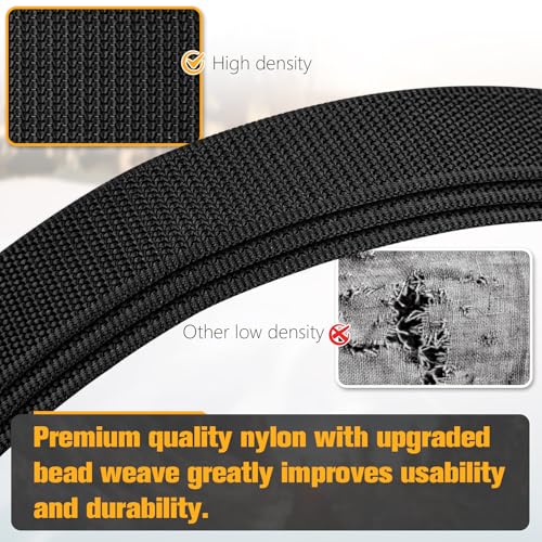 Tactical Belt, Quick Release Belt Buckle 1.5" Nylon Belt, Heavy Duty Seatbelt Buckle with Dual Slot Protection System, Duty Belt Special for Police and Fire Agencies3