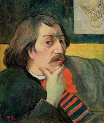 Autoportrait de Paul Gauguin Murale Tableaux Toile Déco Salon 60x90cm