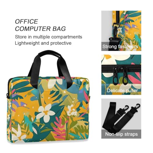 Funda para portátil con flores tropicales 13-15.6 pulg miniatura 6