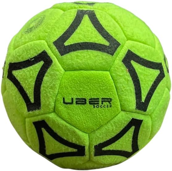 Rugged Soccer Indoor Felt Ball (Green, Size 3)