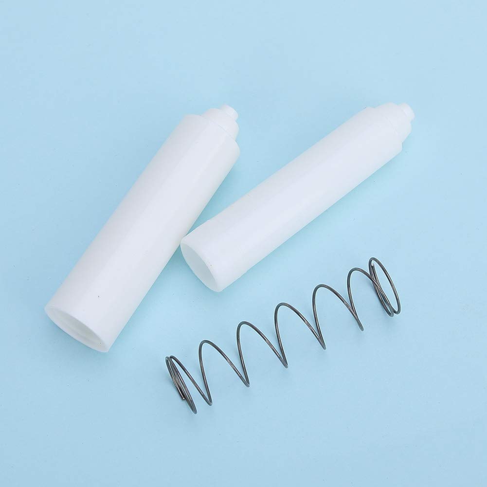 2er-Set Toilettenpapierhalter-Einsätze – Federbelastet, Weiß, Für Fast Alle Halter (verstellbar 10,5–15,8 Cm)