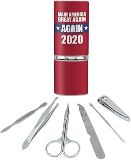 Make American Great Again Again 2020 Stainless Steel Manicure Pedicure Grooming Beauty Care Travel Kit