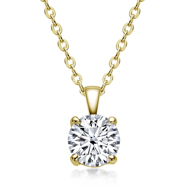 Colliers moissanite scintillante 1 carat : le cadeau de mariage idéal pour femme