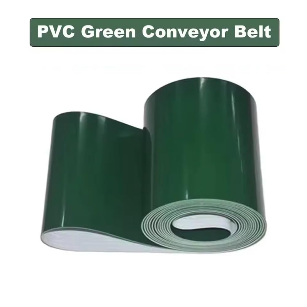 Bande transporteuse en PVC, 3mm d'épaisseur, courroie de Transmission industrielle verte, périmètre 600-1050mm, 1 pièce(1050mm Width 20mm)