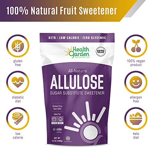image for Health Garden Allulose Sweetener - Gluten and Sugar Free - Zero Net Ca