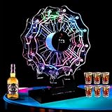 Coavas LEDグラスホルダー 観覧車（ワイングラス12個付き）部屋遊び 家で遊べる おうち遊び 家族プレゼント 贈り物 お祝い