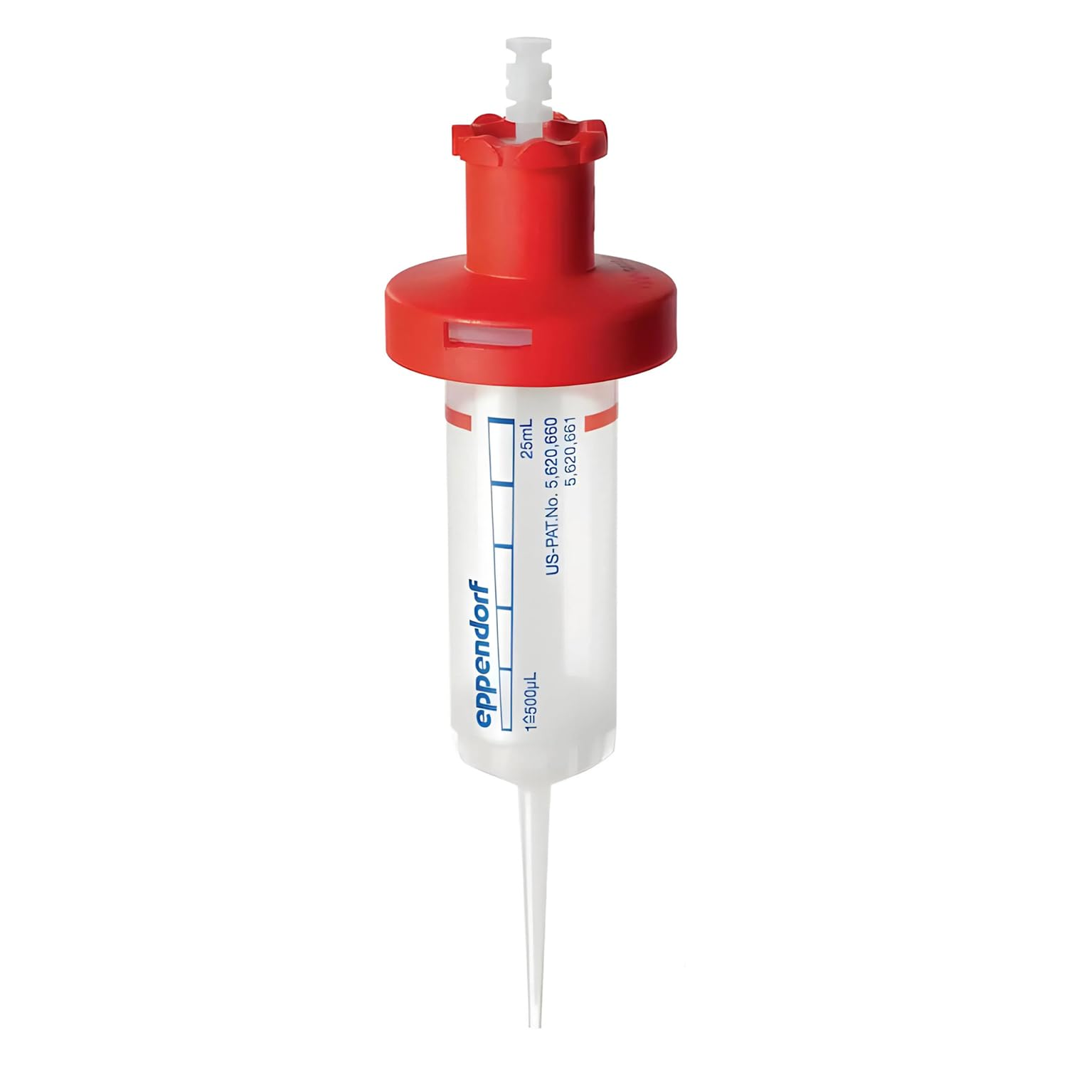 Eppendorf Combitips advanced PCR-Reinigung Dispenserspitzen mit Adapter, Rot, 25mL Kapazität, 100 Stück