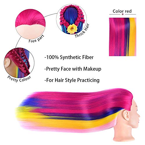 image for N2 Training Head 26-28inch Mannequin Head Hair Styling Manikin Cosmeto