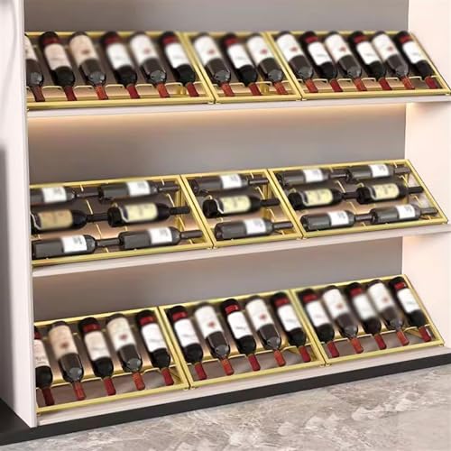 Soporte para botellas de vino negro de hierro ZCSO miniatura 3
