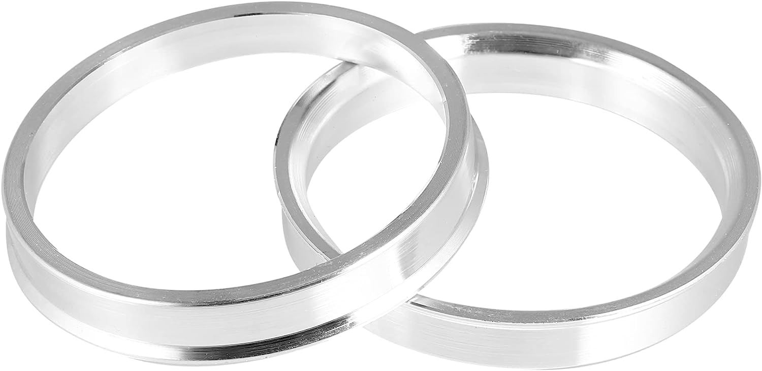 Edinstry 2pcs Aluminium Alloy Car Hub Centric Rings Wheel Bore Center Spacer (OD 67.1mm to ID 60.1mm)