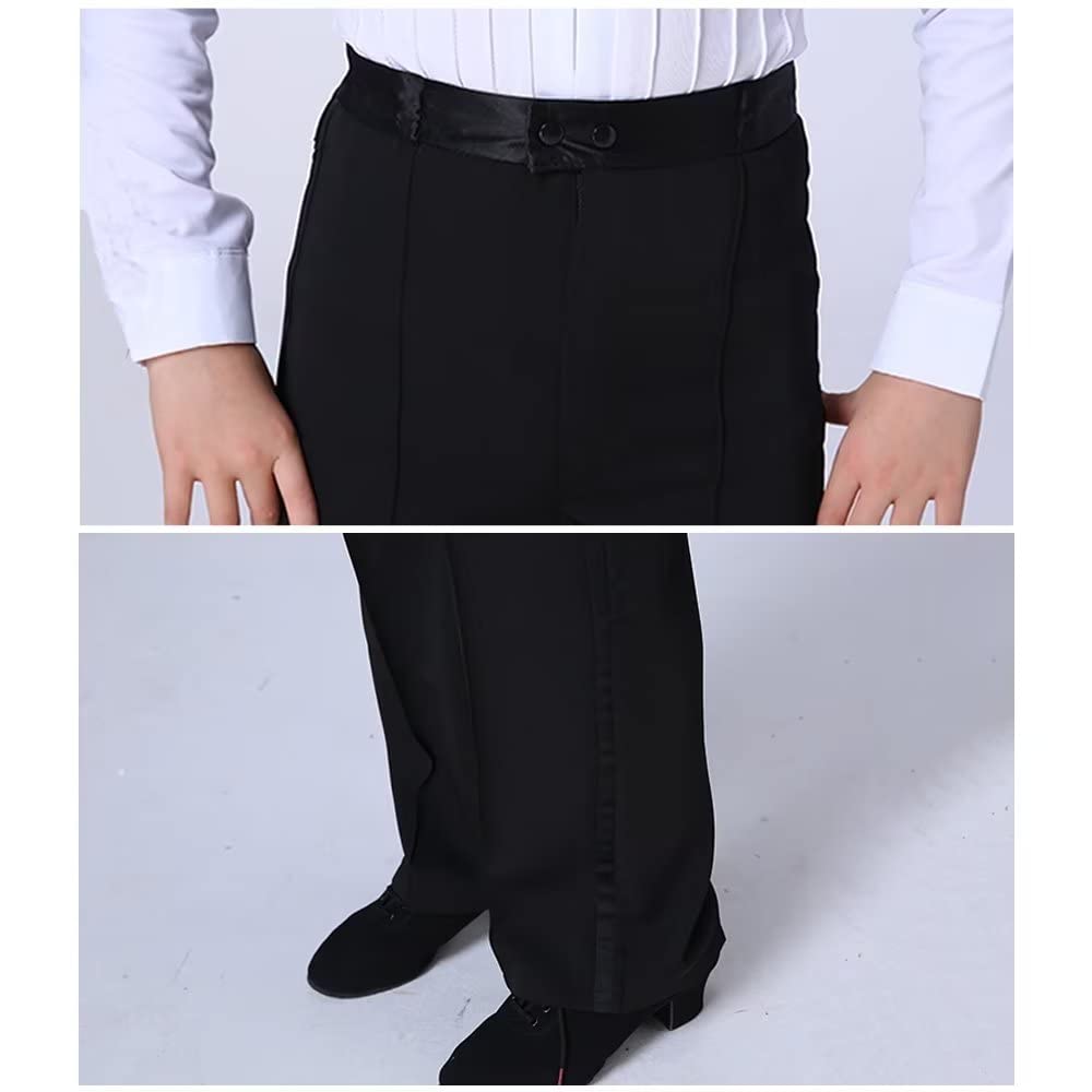 Jungen Kinder Latin Ballsaal Tanzhose Elastische Taille Professionelle Jazz Modern Perfomance Hose