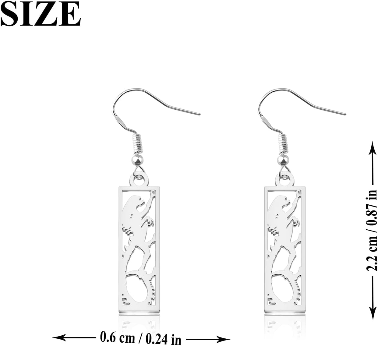 OKEYCH Sci-Fi Horror Movie Inspired Gift Horror Design Earrings Horror Fan Jewelry Cosplay Merch - Image 2