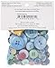 Buttons Galore and More Collection Round Novelty Buttons & Embellishments Based on Variety of Themes– 50 Pcs,4.5 inches