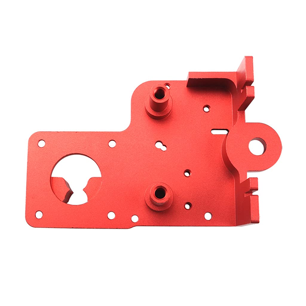 Extrudeuse MK8 pour imprimante 3D Version améliorée Ender-3/3s/v2 Double vitesse/poulie Installation courte portée Plaque de fixation