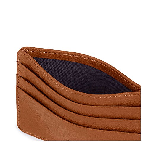 DailyObjects Slim Skinny Fit Card Wallet for Men and Women | Genuine Leather | Credit/Debit Card Holder | 3 Slots for Cash, Card & IDs | Stylish Pocket Purse | Money Organiser 5