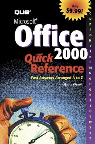 Buy Microsoft Office 2000 Quick Reference (Que Quick Reference Series ...