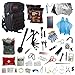 ZAHVO 72 Hour Emergency Survival Kit with Food, Solar Power Bank, Water Purifier, First Aid & Tools, Go Bag Emergency Survival Backpack & Emergency Survival Kit for Disaster Preparedness & Evacuation