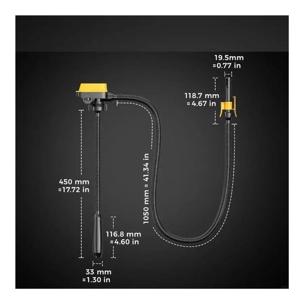 Bomba de Transferencia de líquido inalámbrica con Apagado automático, Bomba eléctrica a Prueba de Fugas de 3,2 GPM for batería de 18 V y 20 V