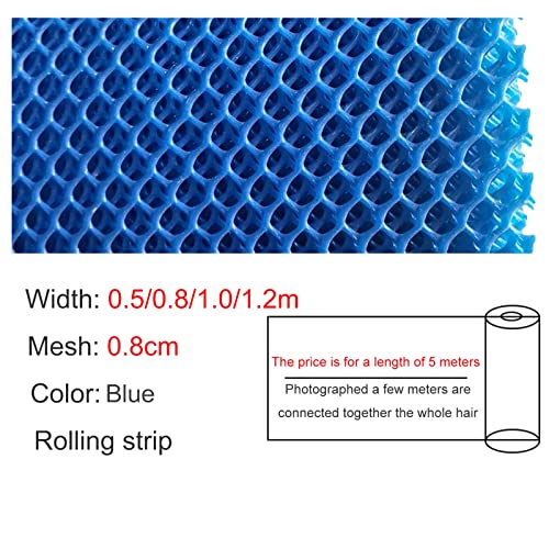 Grillage hexagonal réutilisable bleu 1,2x15m plastique résistant et modulable - 5