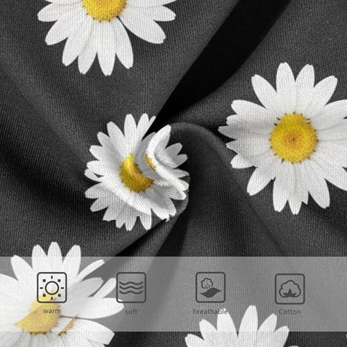 Cotton Toddler Girls Underwear White Daisies Yellow Solid Black Little Girl Panties Colorful Briefs Underpants 2t3