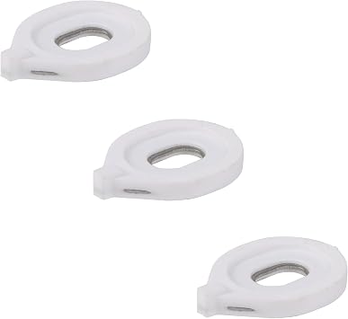 Lovermusic 21.5x17mm Plastic Metal Euphonium Valve Guide Brass Instrument Replacement Part Pack of 3
