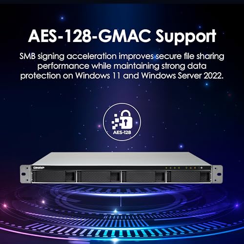 Image of QNAP TS-432PXU-RP-2G 4 Bay High-Speed SMB Rackmount NAS with Two 10GbE, Two 2.5GbE Ports and Redundant Power Supply