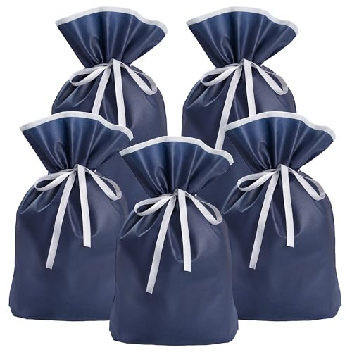 ラッピング プレゼント 袋 ギフトバッグ 【Poco'ce掲載・ふんわり不織布·リボン付き·3サイズ×5色展開】 ラッピング 袋 小 大 特大 ギフト袋 贈り物 人気 おしゃれ 収納 お祝い 記念日 結婚式 母の日 父の日 誕生日 バレンタイン クリスマス