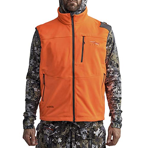 Sitka Gear Men's Stratus Windstopper Water Repellent Ultra-Quiet Fleece Hunting Vest, Blaze Orange, Xx-Large (50243-Bl-Xxl) #TOP1