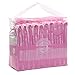 Littleforbig Adult Printed Diaper 10 Pieces - Nursery Pink (Medium 28