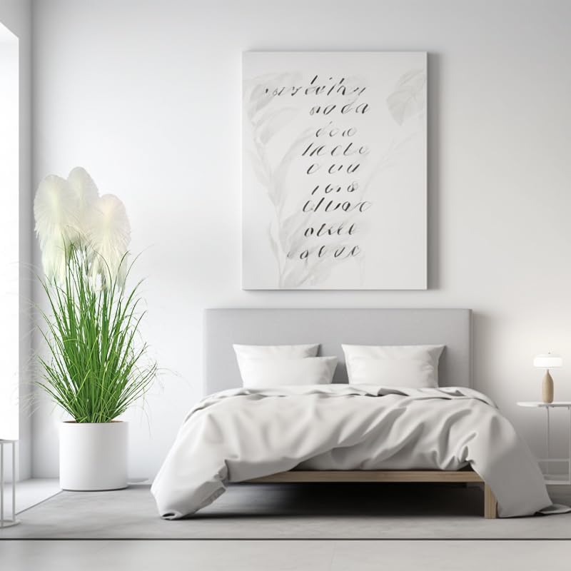 Miniatura 5 de VIGGDA Planta artificial de 47 pulgadas (paquete de 1) planta de césped artificial, plantas artificiales decorativas para interiores y hogares,