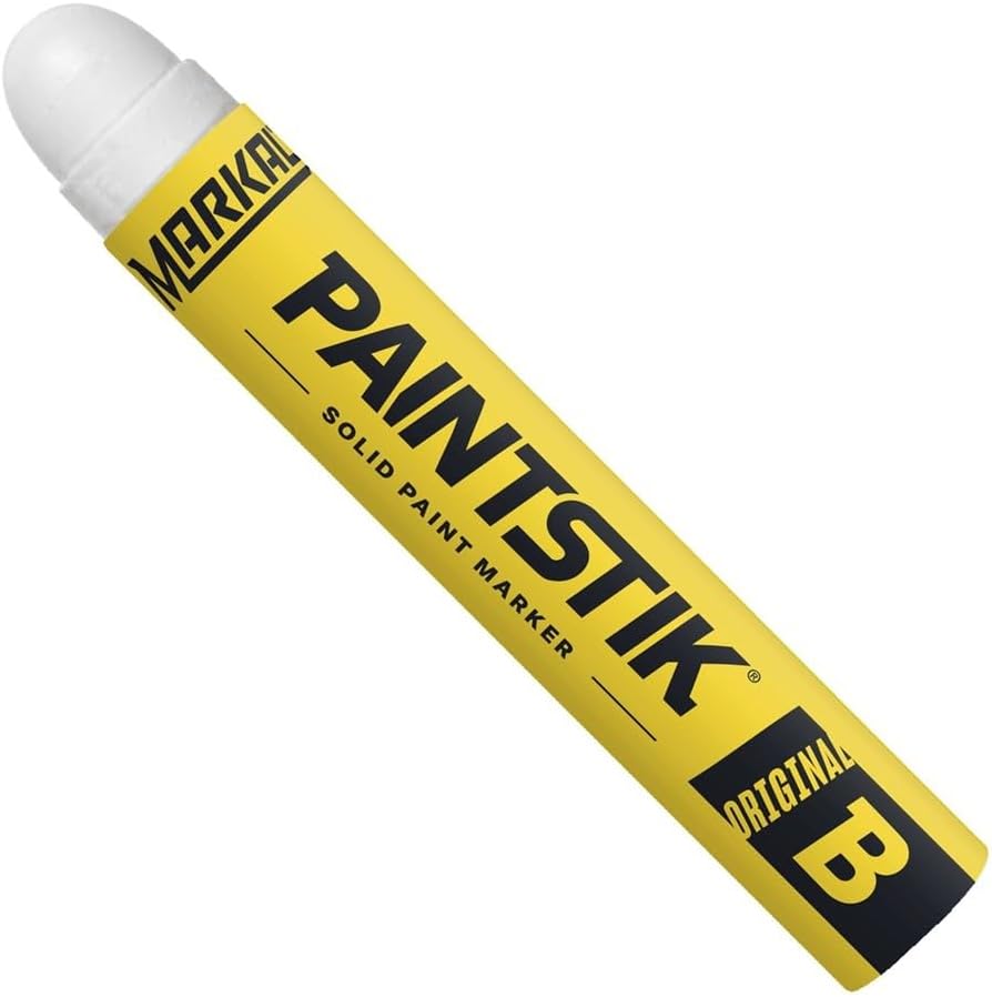 80220 B Paintstik Solid Paint Ambient Surface Marker, White (Pack of 12)