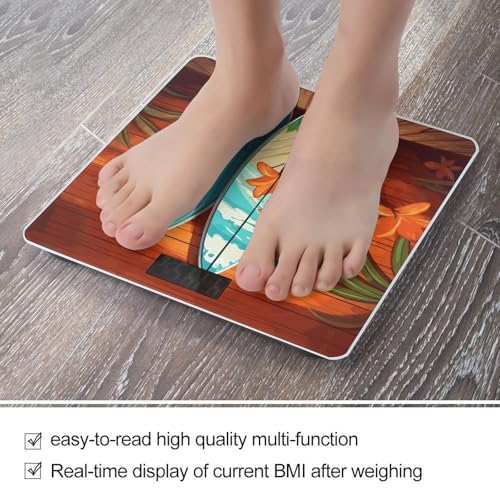 Báscula digital de baño con plataforma ancha y vidrio templado miniatura 5