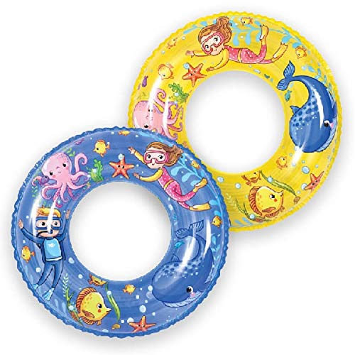 Palgrave Childrens Sun Club 37592 Sea World Swim Ring blue or Yellow 24"