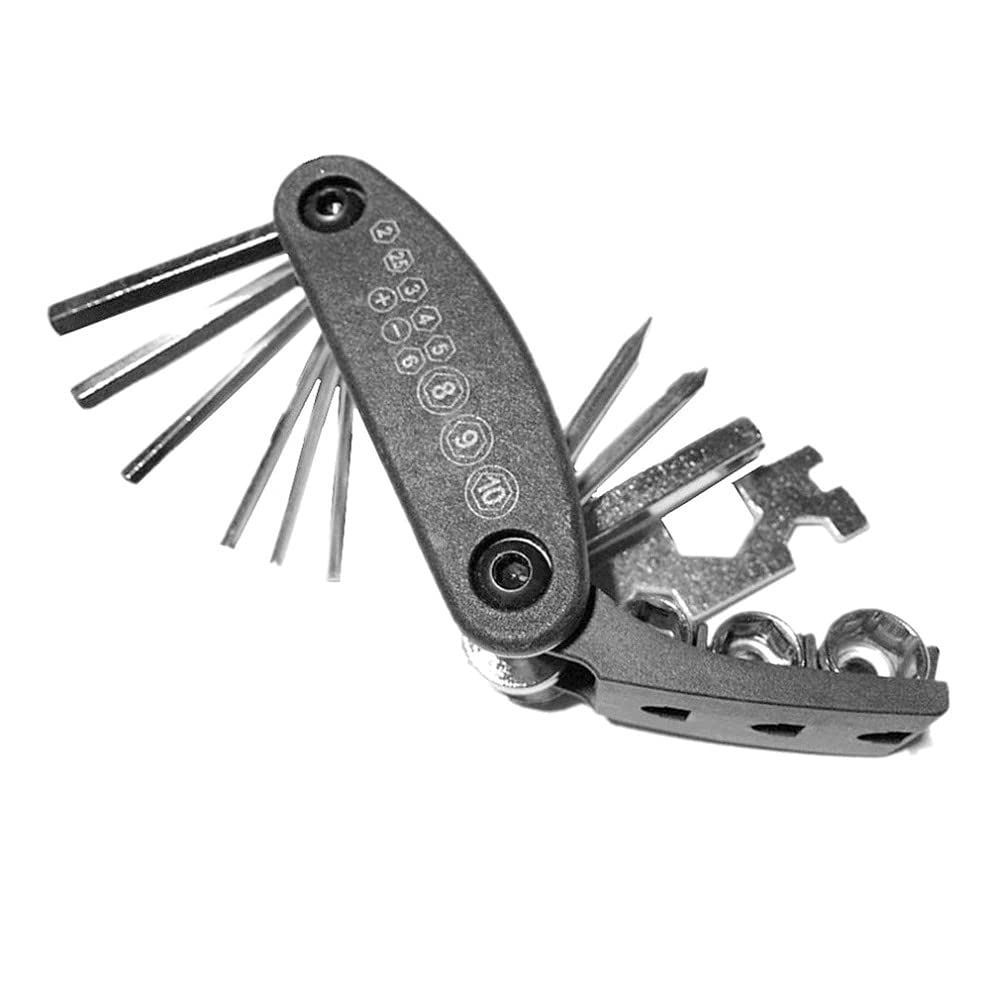 UDee 15 in 1 Bicycle Tools Sets Mountain Bike Bicycle Multi Repair Tool Kit Hex Spoke Wrench Mountain Cycle Screwdriver Tool (B091N7Y3GV) Amazon Price History, Amazon Price Tracker
