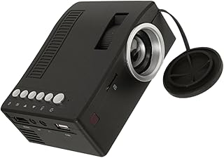 Projection Machine 1pc Projector Mini Cinema Media Player Family Cinema Projector Miniature Home Theater Player Black LED Projector Portable Projector