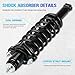 ILONPA 172401 Rear Quick Struts w/Coil Springs for 2007-2016 Jeep Patriot/Compass, 2007-2012 Dodge Caliber (Exc. SRT-4), Shock Absorbers Assemblies Suspension 2006 2008 2009 2010 2011 2013 2014 2015