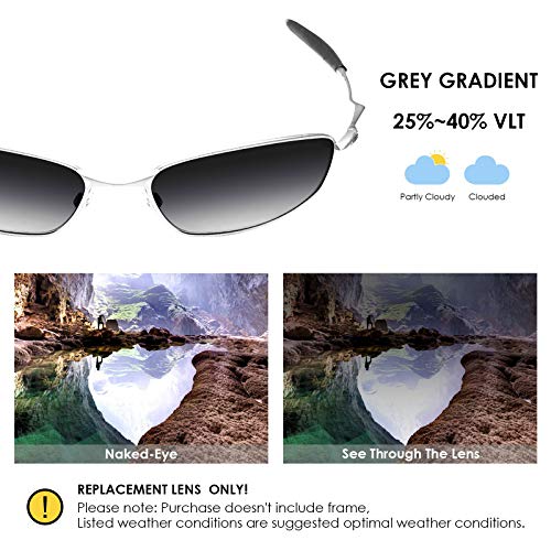 Image of BLAZERBUCK Anti-salt Polarized Replacement Lenses & Sock Kit for Oakley Whisker OO4141 Sunglass