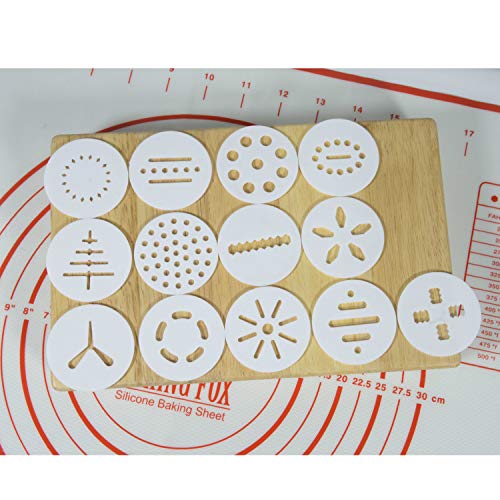 Luzen Cookie Press Gun Kit Good Grips Cookie Press Storage Case Baking Tool With 13 Disc Shapes Cookies Maker Set And 6 Icing Tips For Diy Biscuit Maker And Cake Decoration thumb #4